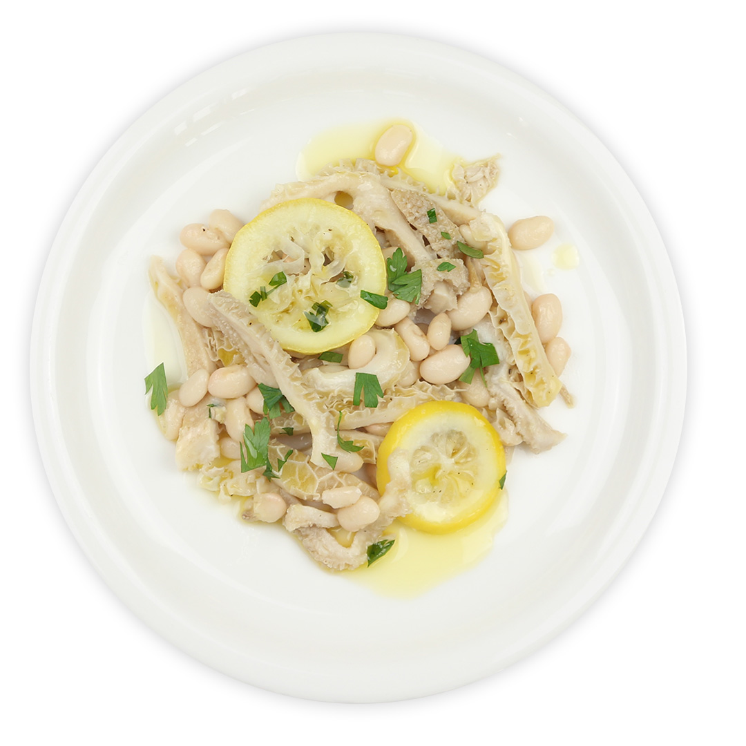 トリッパと白インゲン豆のインサラータレモン風味（140g） | イタリア市場チェントロメルカート